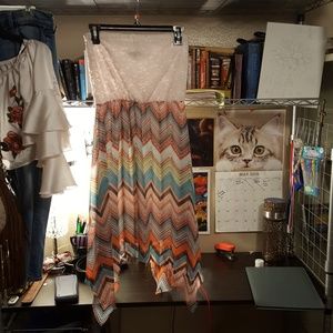 Strapless summer dress